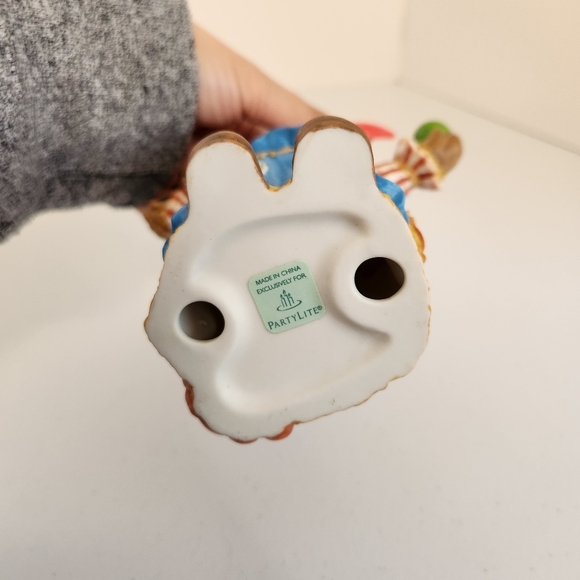 Partylite Scarecrow Reed Diffuser Holder Halloween Fall Pumpkin Home Decor Crow - Picture 10 of 11